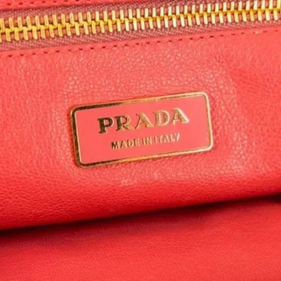 Prada Brandy Tessuto Python Chain Shoulder Bag - Picture 13 of 13